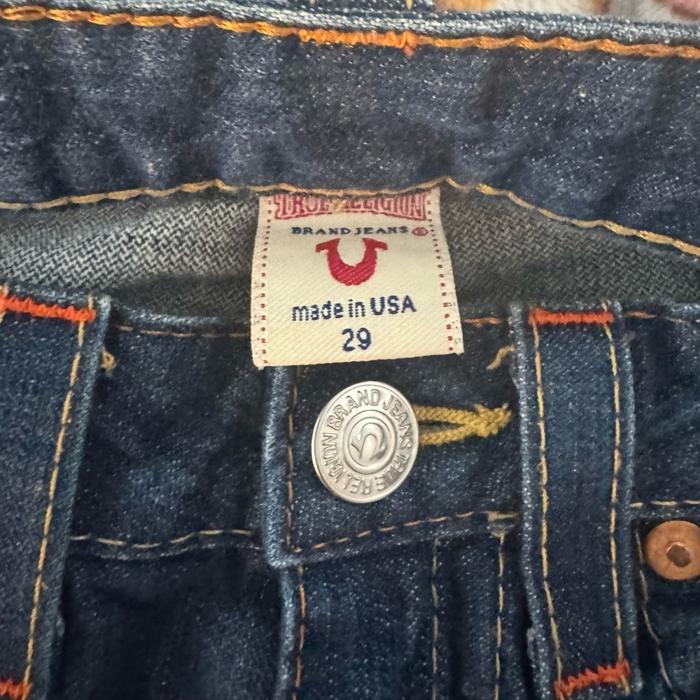 True Religion Dark Blue Boot Cut Jeans